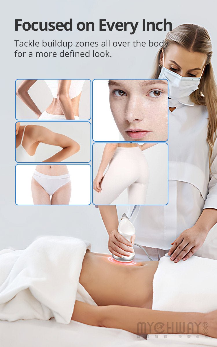 30K Ultrasound&RF Cavitation 2.0 Body Care Body Slimming Weight Loss Machine Spa - myChway UK