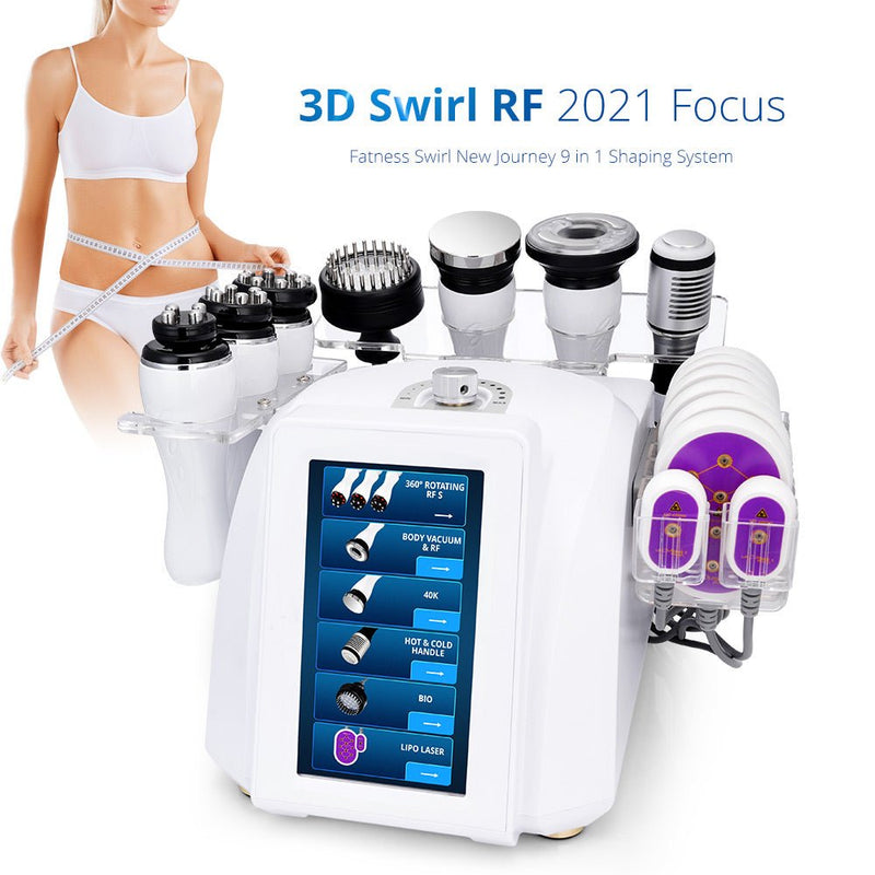 3D Rotating RF 40K Cavitation Vacuum Cold Photon Microcurrent Slimming Machine - myChway UK