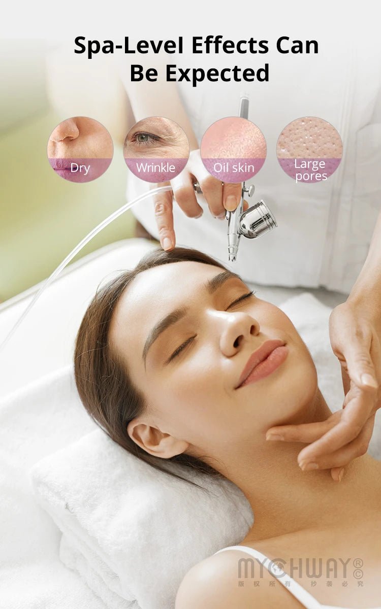 3in1 Hydro Microdermabrasion Machine For Skin Rejuvenation Cleansing Exfoliation - myChway UK