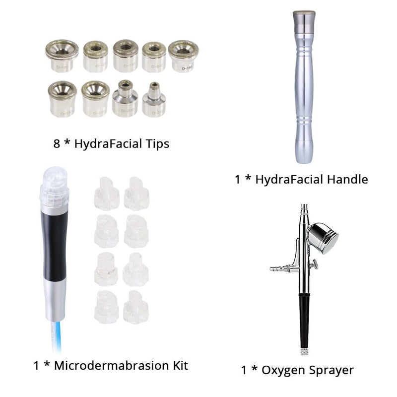 3in1 Hydro Microdermabrasion Machine For Skin Rejuvenation Cleansing Exfoliation - myChway UK
