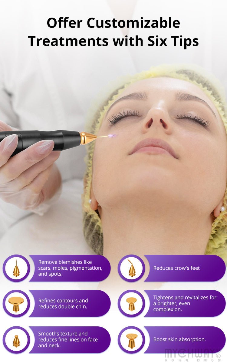 4 In 1 Plasma Facial Rejuvenation Machine For Mole Spot Removal - myChway UK