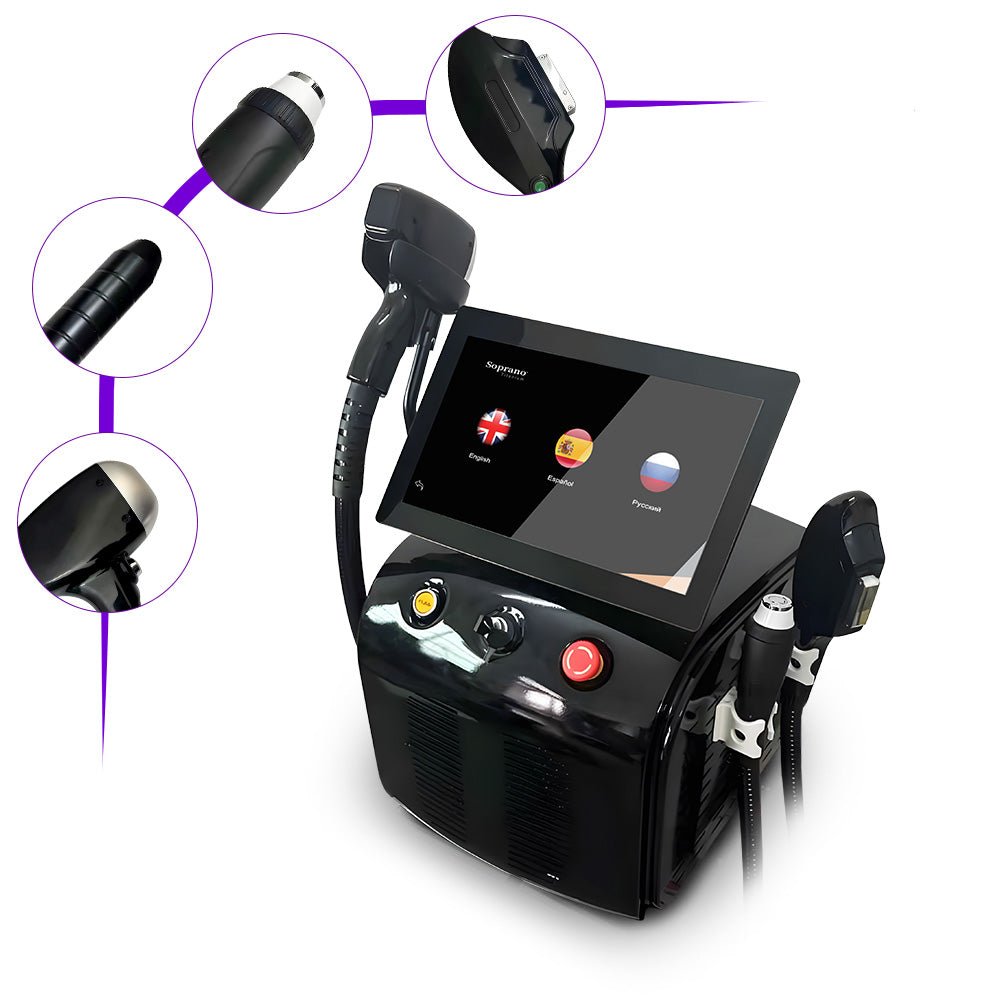 4 1 Professional Pico Laser Diode Hair Removal Skin Rejuvenation Machine