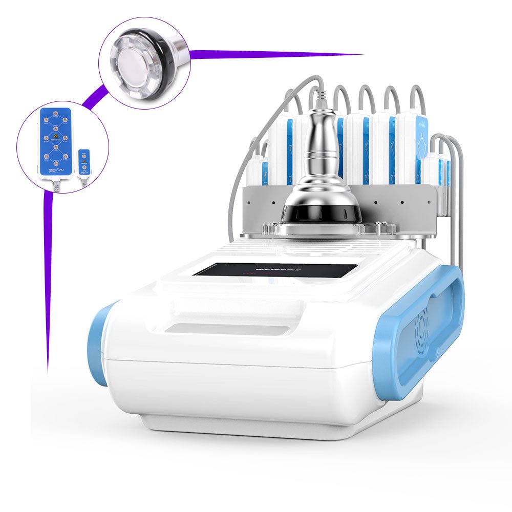 40K+RF Cavitation RF Lipo Laser Machine Lypolysis LLT 160mw 6 Big+4 Small Pad