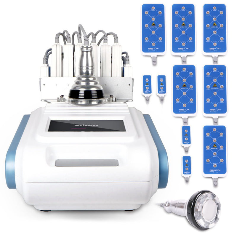 40K+RF Cavitation RF Lipo Laser Machine Lypolysis LLT 160mw 6 Big+4 Small Pad - myChway UK