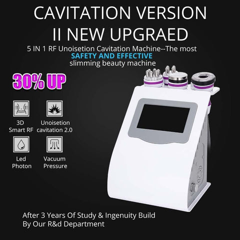 5 In 1  Cavitation Liposuction Machine for Body Sculpting Skin Tightening