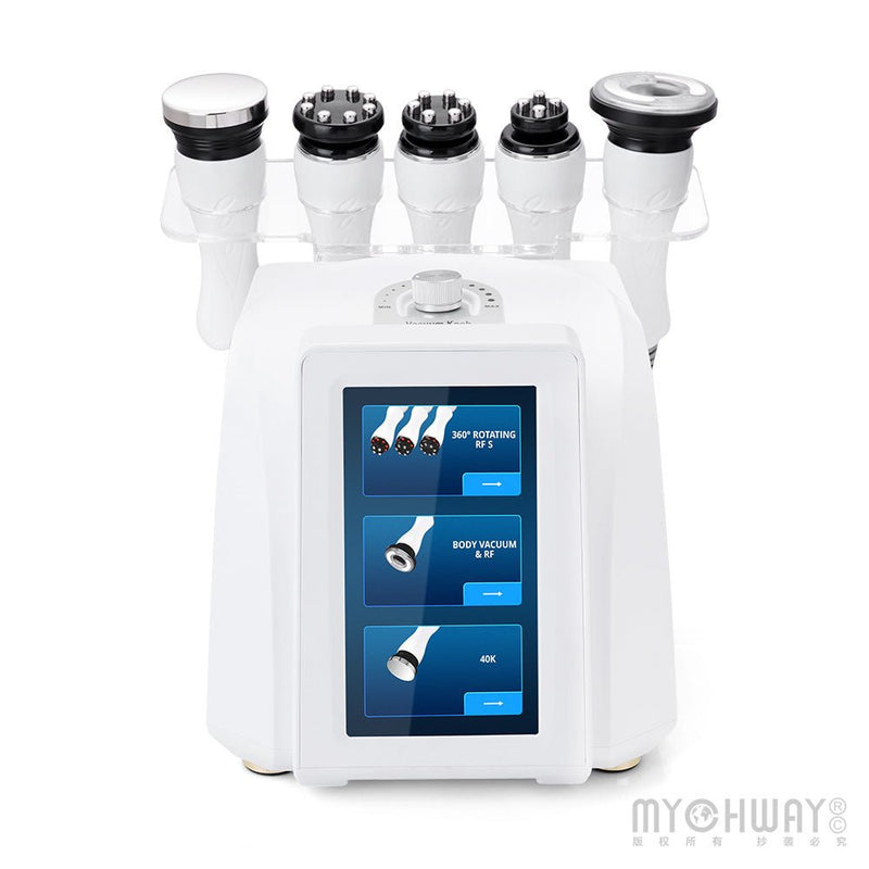 5-in-1 New 360° Automatic Rotary RF Ultrasonic Cavitation Vacuum Body Sculpting Machine - myChway UK
