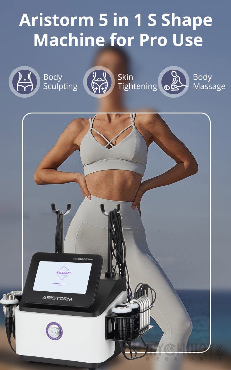 5 In 1 S Shape Machine 3D Ultrasonic Cavitation RF Pro Body Sculpting Device - myChway UK