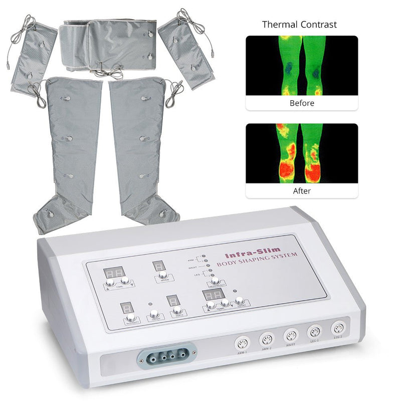 5 Zone Air Pressure Pressotherapy Infrared Suit Slimming Blanket Detox Machine - myChway UK