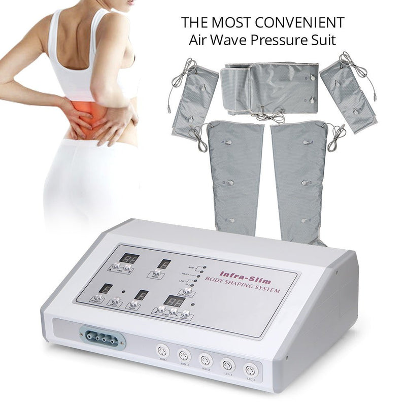 5 Zone Air Pressure Pressotherapy Infrared Suit Slimming Blanket Detox Machine - myChway UK