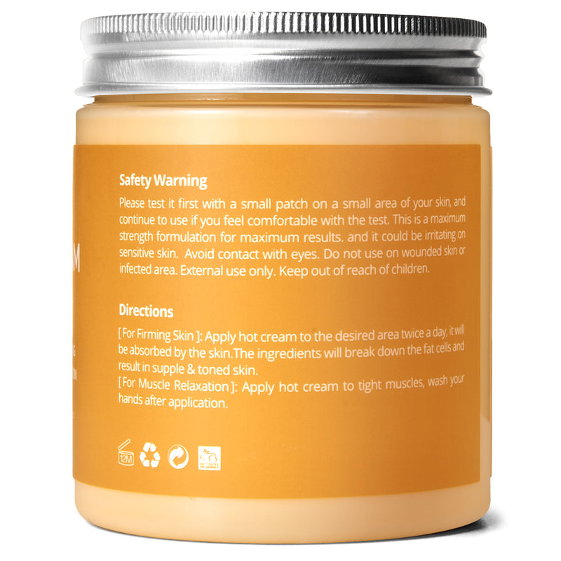 250ML Anti Cellulite Hot Cream Fat Burner Gel Slimming Cream Massage