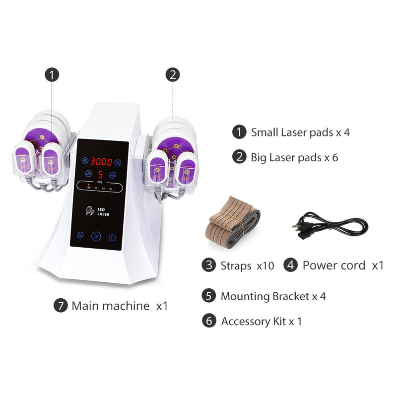 5MW 635NM 650NM Slimming Machine Led Light Device Body Contouring Spa & Home Use - myChway UK