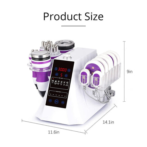 6 In 1 Cavitation 40K Vacuum Body Sculpting RF Slim Beauty Machine
