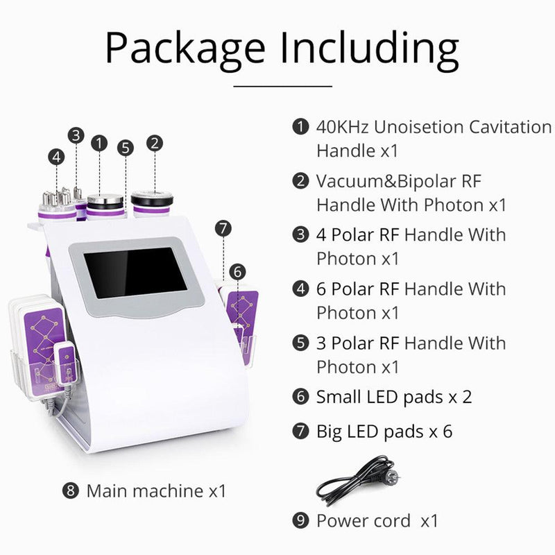6 In 1 40K Ultrasonic Cavitation Device - myChway UK