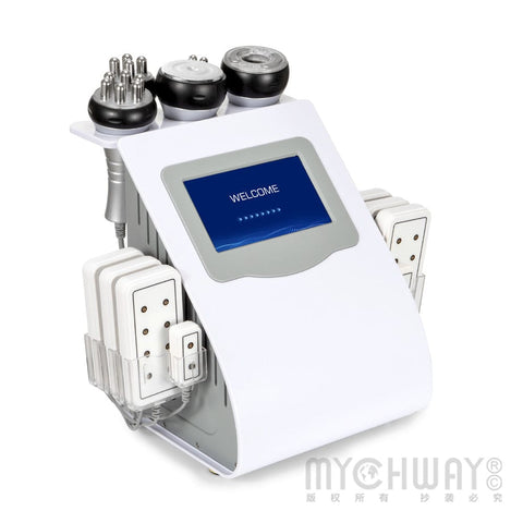 6 In 1 80k Cavitation Machine With Vacuum Radiofrequency For Body Contouring