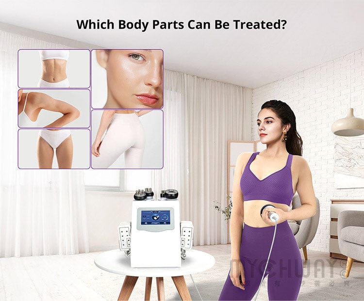 6 In 1 80k Cavitation Machine With Vacuum Radiofrequency For Body Contouring - myChway UK