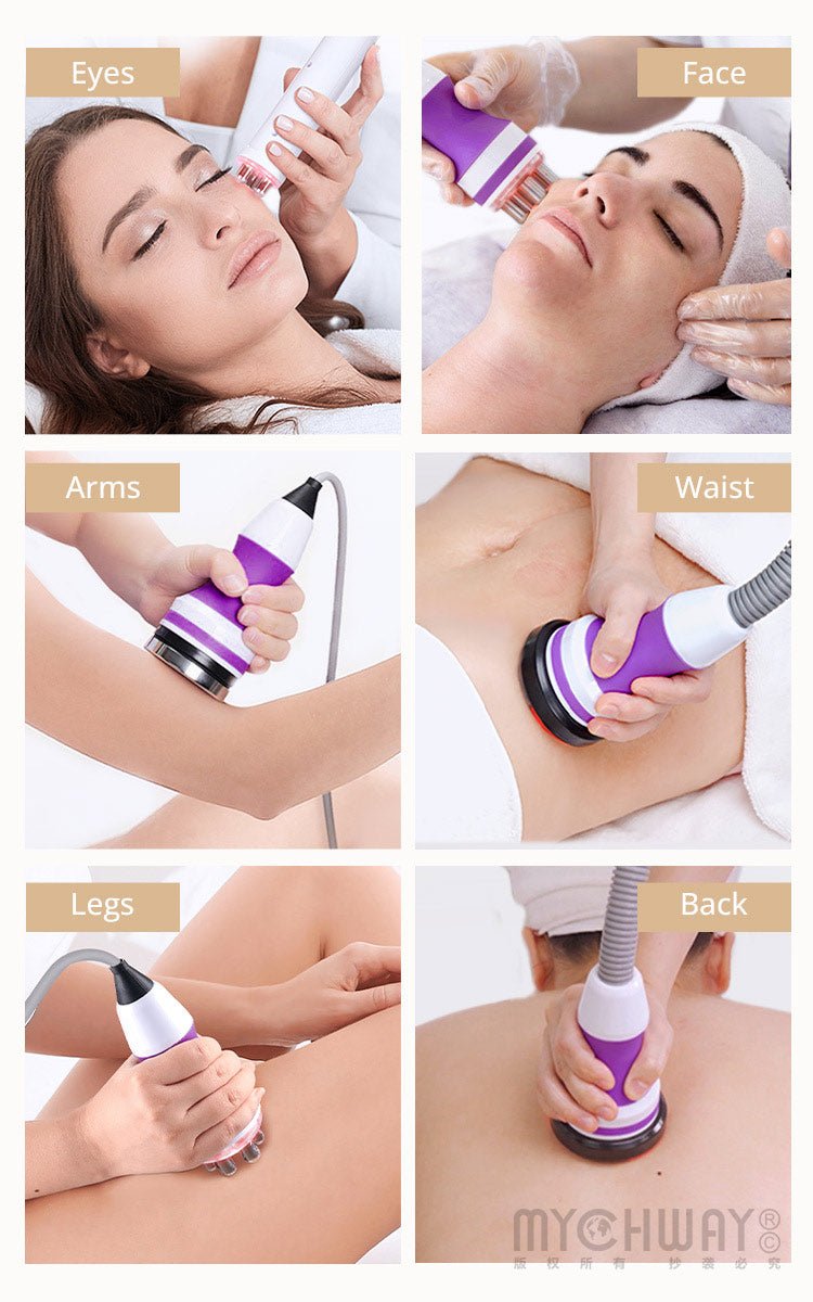6 In 1 Cavitation 40K Vacuum Body Sculpting RF Skin Tightening Beauty Machine - myChway UK