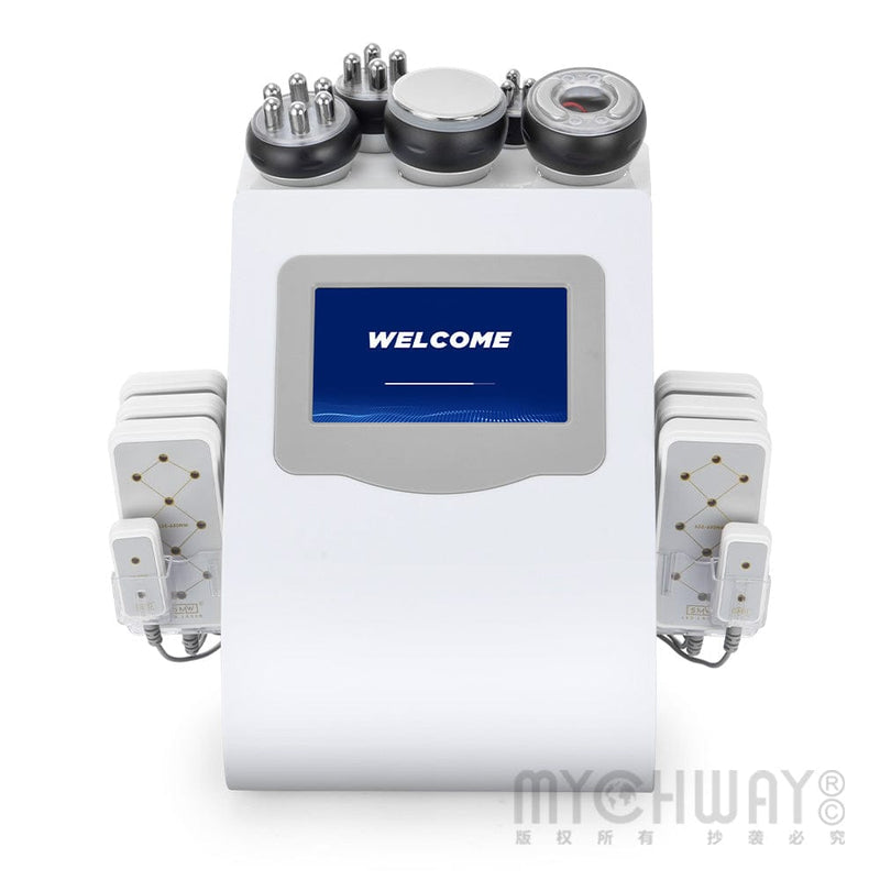 6 In 1 Cavitation Machine With RF Vacuum For Body Contouring & Skin Tightening - myChway UK