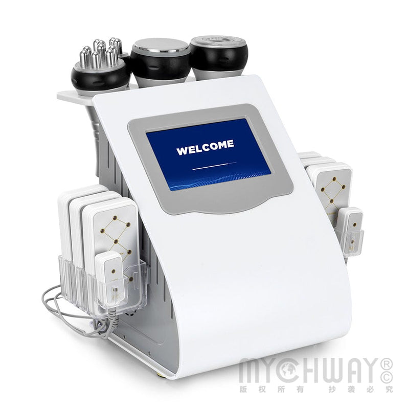 6 In 1 Cavitation Machine With RF Vacuum For Body Contouring & Skin Tightening - myChway UK