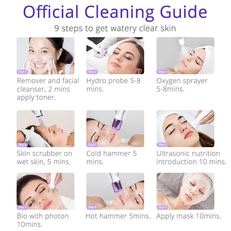 6 In 1 Hydrodermabrasion Skin Care Equipement Facial Tigthening Beauty Machine - myChway UK