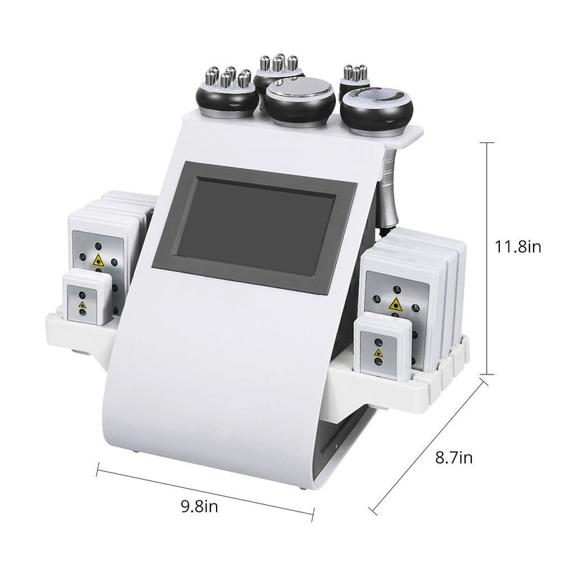 6 In 1 Laser Lipo Cavitation Weight Loss Vacuum Radio Frequency RF Machine - myChway UK