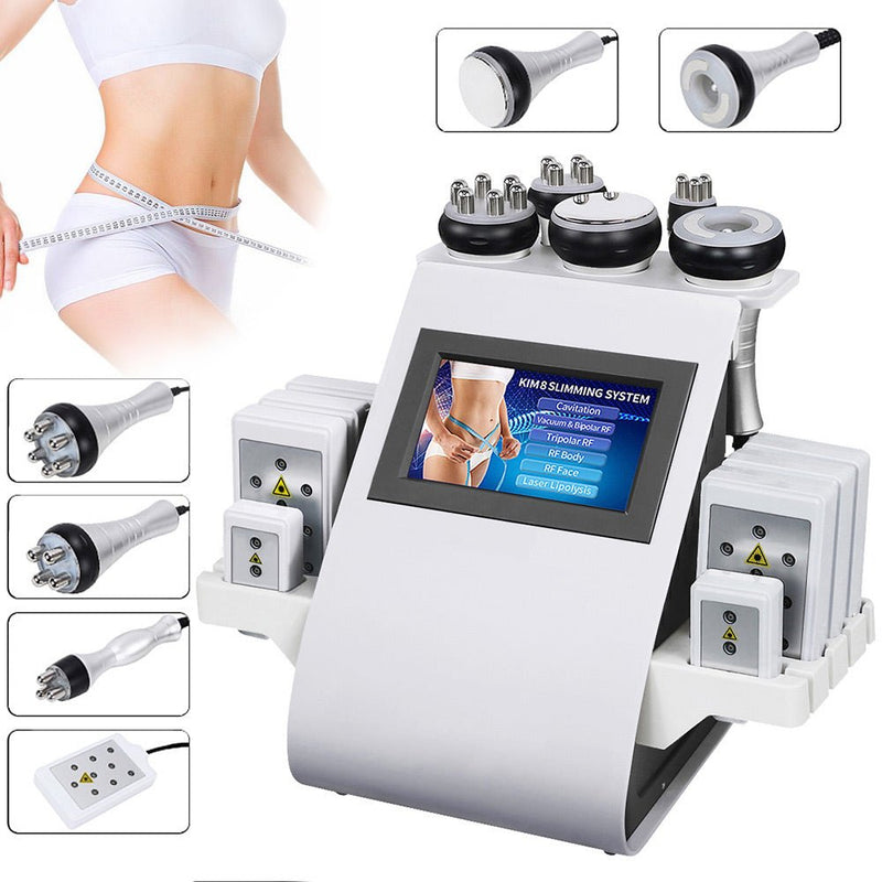 6 In 1 Laser Lipo Cavitation Weight Loss Vacuum Radio Frequency RF Machine - myChway UK