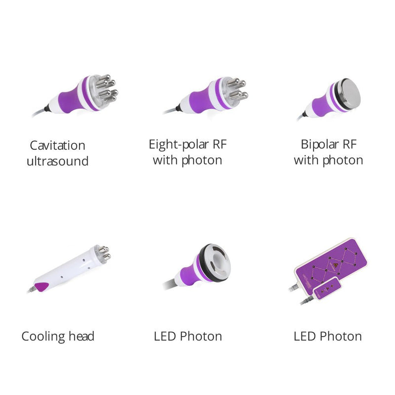 6 In 1 Stand Cavitation Vacuum RF Photon Body Slimming Beauty Salon Machine - myChway UK