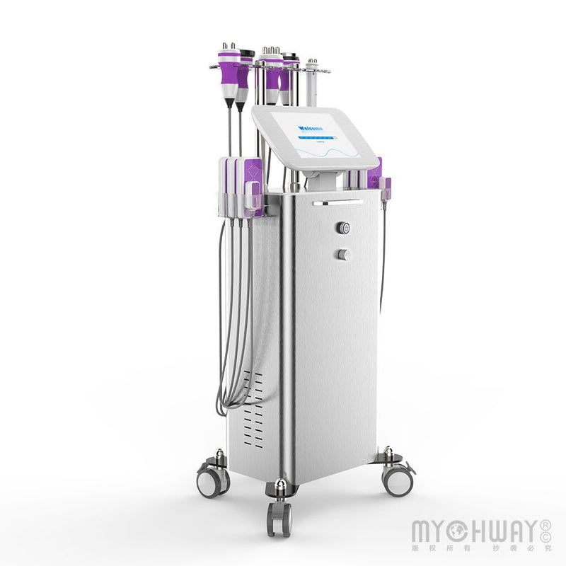 6 In 1 Stand Cavitation Vacuum RF Photon Body Slimming Beauty Salon Machine - myChway UK