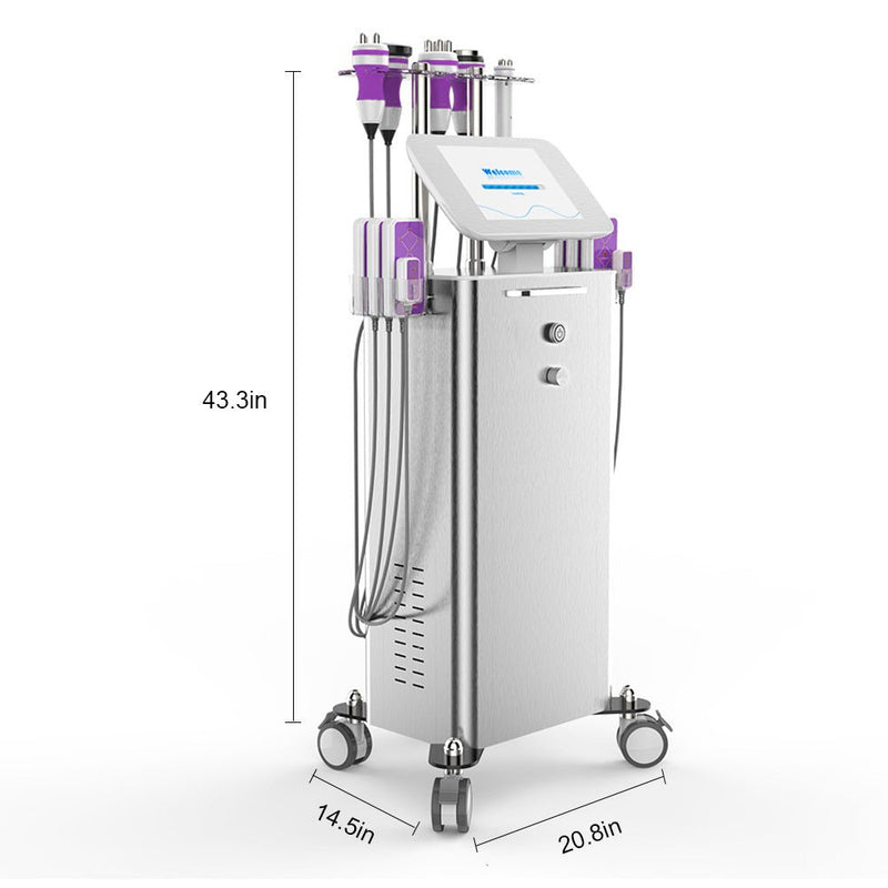 6 In 1 Stand Cavitation Vacuum RF Photon Body Slimming Beauty Salon Machine - myChway UK