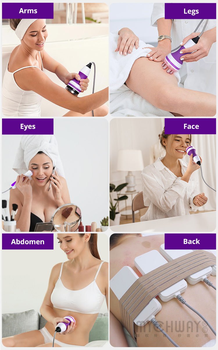 6 In 1 Stand Cavitation Vacuum RF Photon Body Slimming Beauty Salon Machine - myChway UK