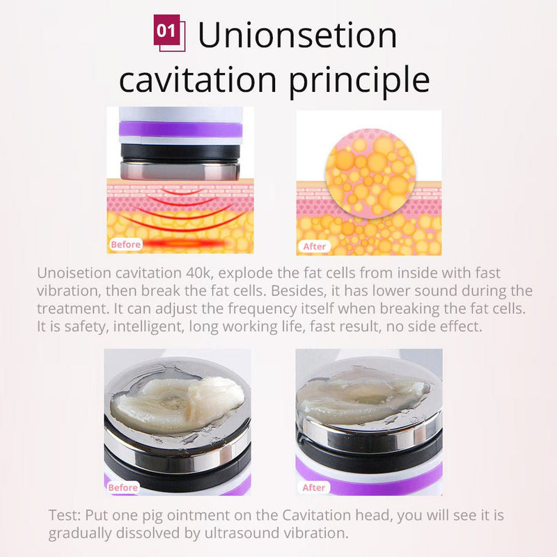 6 In 1 Stand Cavitation Vacuum RF Photon Body Slimming Beauty Salon Machine - myChway UK