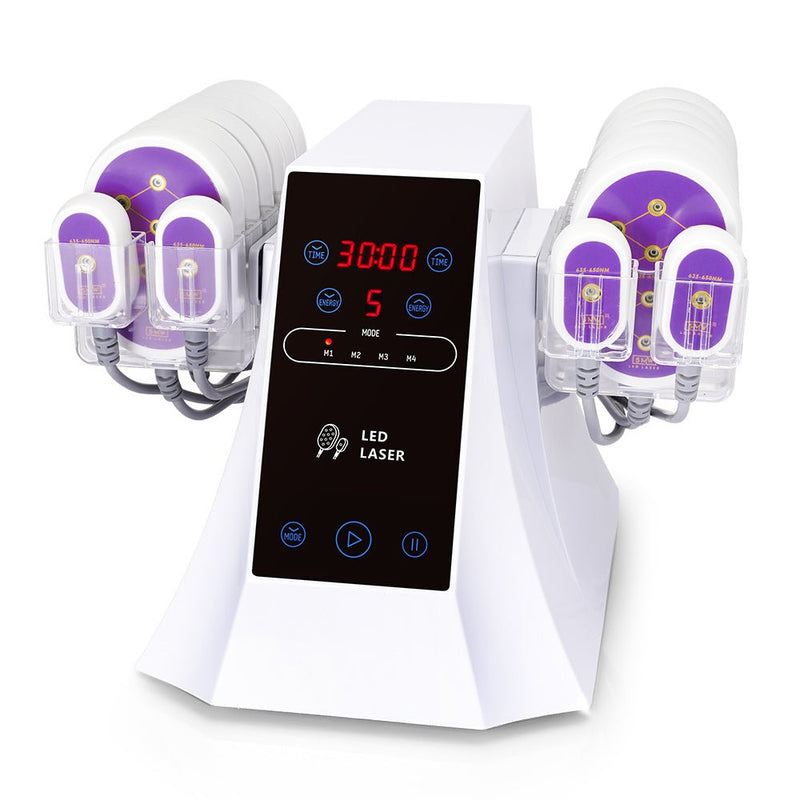 635NM 650NM LED Laser 5MW Laser Lipo 12 Big 4 Small Pads Slimming Machine - myChway UK