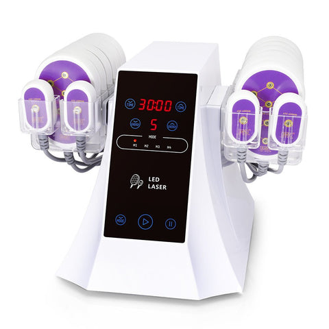 635NM 650NM LED Laser 5MW Laser Lipo 12 Big 4 Small Pads Slimming Machine