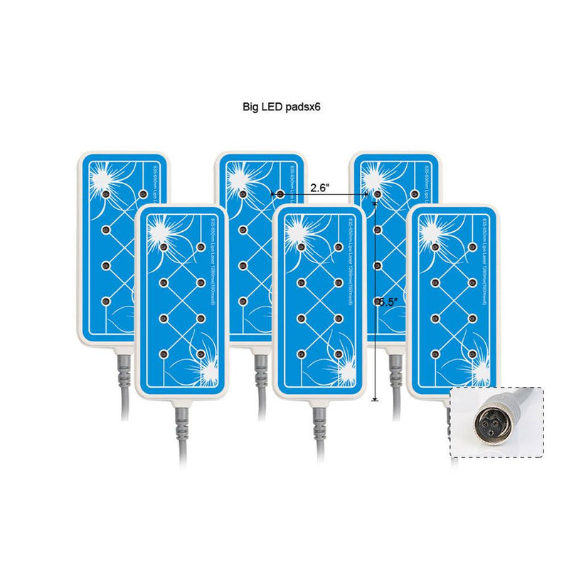 650nm 10 Pads LED lipolysis Lipo Laser Wizard - myChway UK