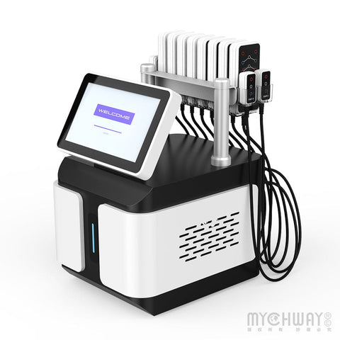 6D Lipo Laser Pads Machine With 6 Wavelengths 12 160mW Pads For Body Sculpting