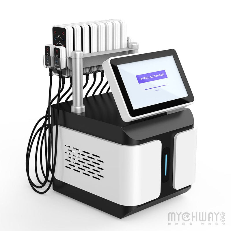 6D Lipo Laser Pads Machine With 6 Wavelengths 12 160mW Pads For Body Sculpting - myChway UK