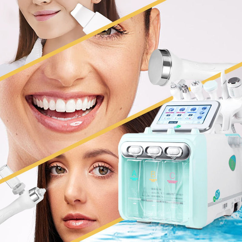 6in1 Hydrodermabrasion Machine For Deep Cleansing Moisturizing Skin Rejuvenation - myChway UK