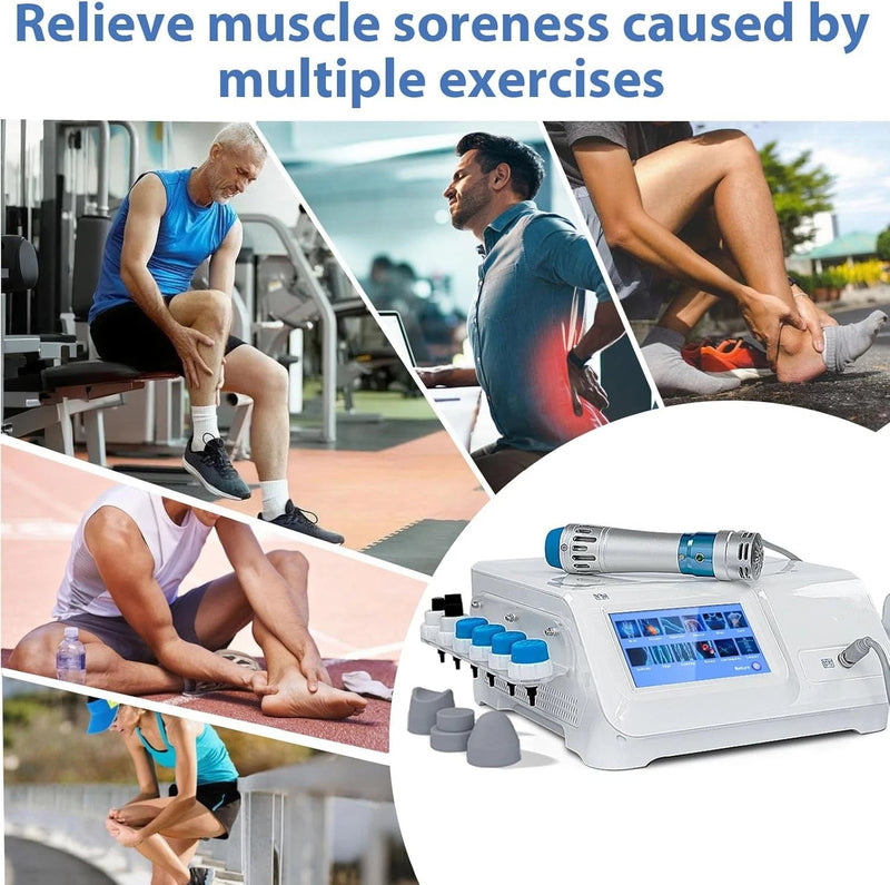 7 Heads Shockwave Therapy Machine for Pain Relief Deep Relaxation - myChway UK