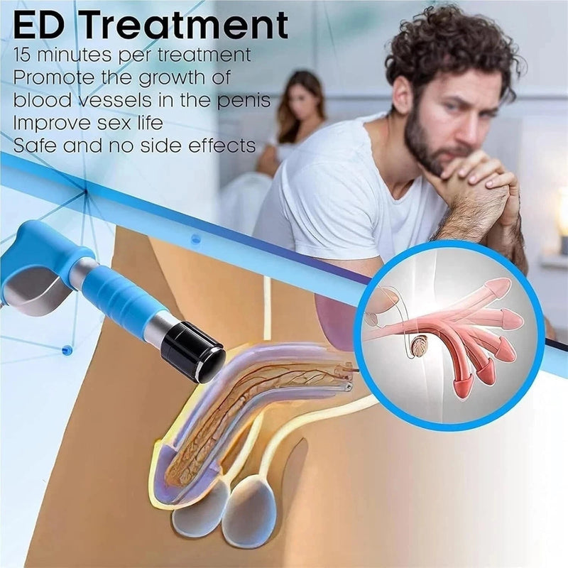 7 Heads Shockwave Therapy Machine for Pain Relief Deep Relaxation - myChway UK