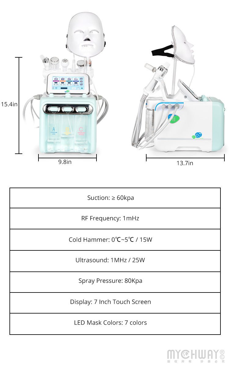 7-in-1 Hydra Dermabrasion Beauty Machine - myChway UK