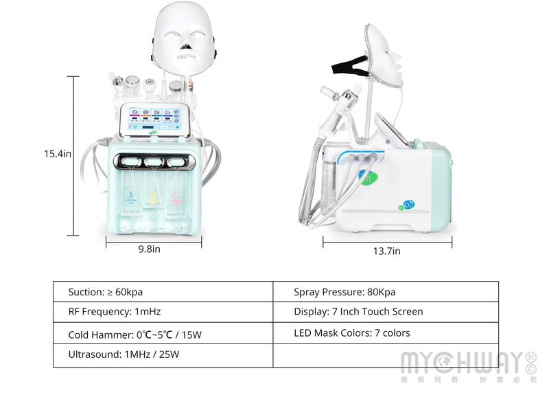 7-in-1 Hydra Dermabrasion Beauty Machine - myChway UK