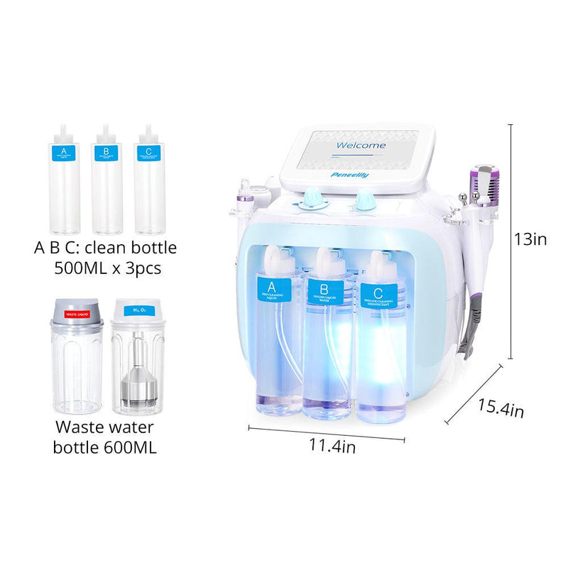 7 in 1 Hydrofacial Therapy Machine R - F Skin Rejuvenation LED Mask - myChway UK