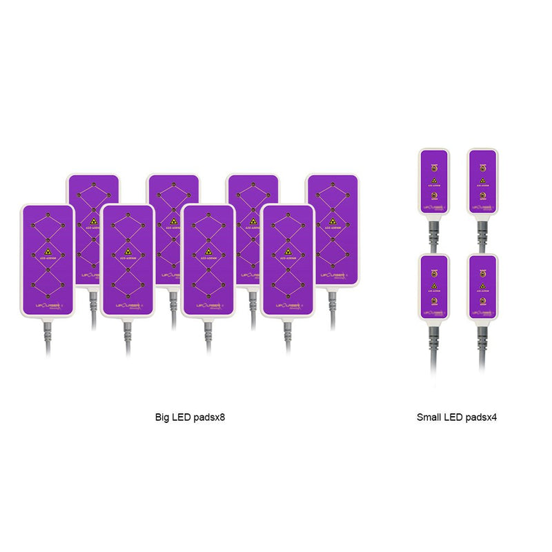 8 Big Paddles+4 Small Paddles 160mw X 88 Diode LED Laser Body Slimming Shape - myChway UK