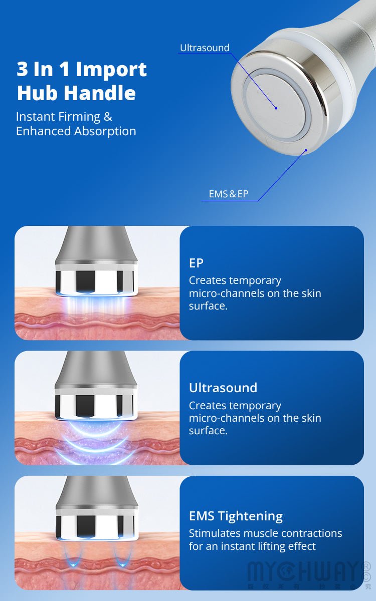 8 In 1 Hydro Dermabraion Machine For Professional Skin Rejuvenation - myChway UK
