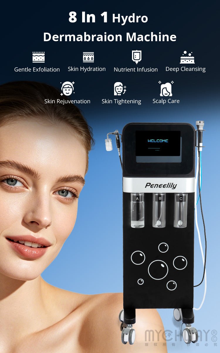 8 In 1 Hydro Dermabraion Machine For Professional Skin Rejuvenation - myChway UK