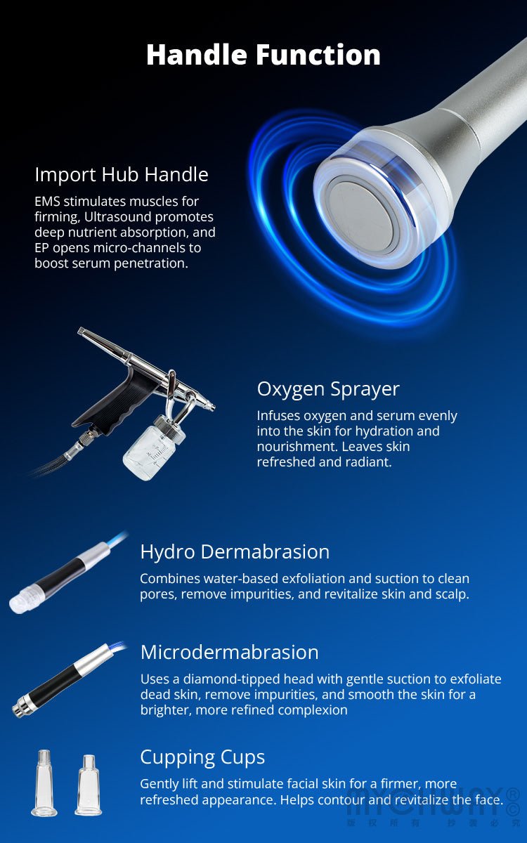8 In 1 Hydro Dermabraion Machine For Professional Skin Rejuvenation - myChway UK