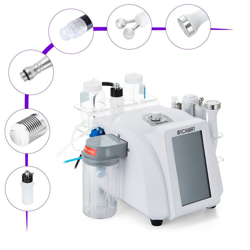 8 - in - 1 Hydro Dermabrasion (Aqua Peeling) Machine For Pro - Level Skin Rejuvenation - myChway UK