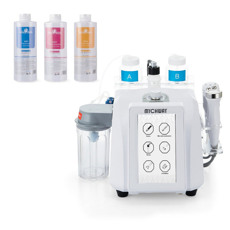 8-in-1 Hydro Dermabrasion (Aqua Peeling) Machine For Pro-Level Skin Rejuvenation - myChway UK