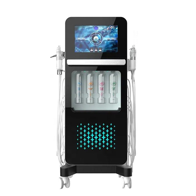 8 In 1 Hydro Dermabrasion EMS Ultrasonic Machine Facial Cleansing Lifting Device - myChway UK