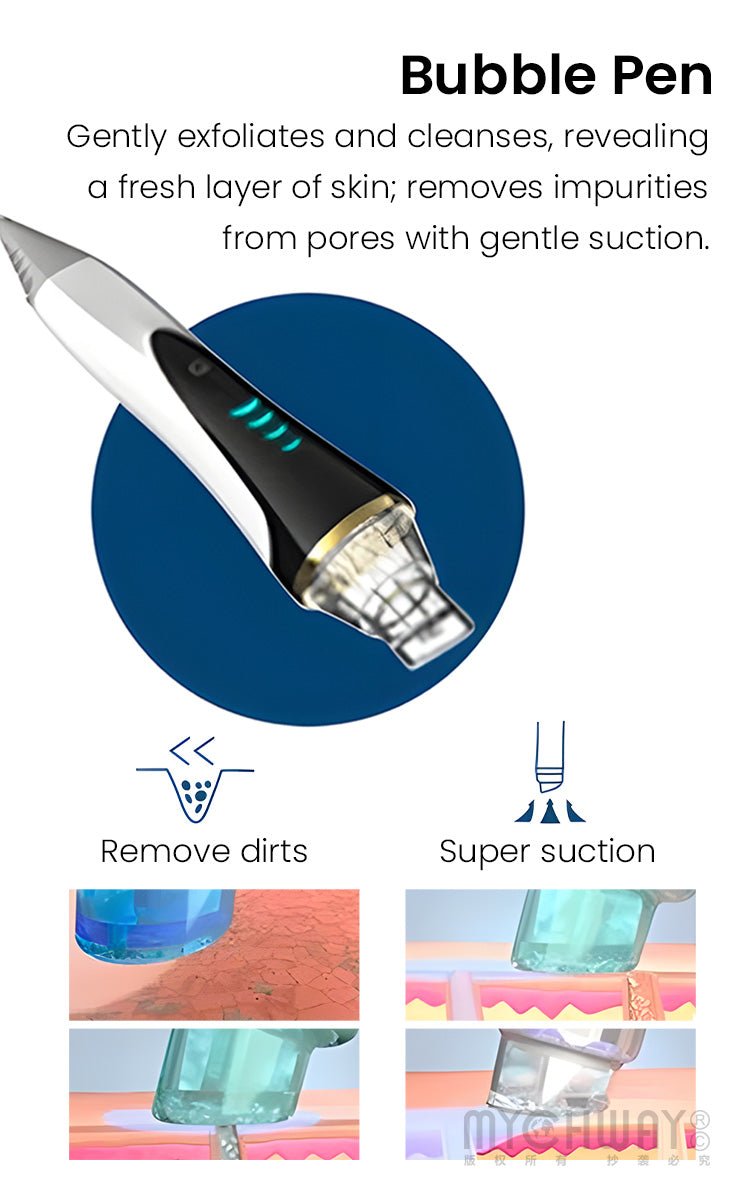 8 In 1 Smart Ice Blue Facial Care Machine For Cleansing, Hydration, Skin Lifting - myChway UK