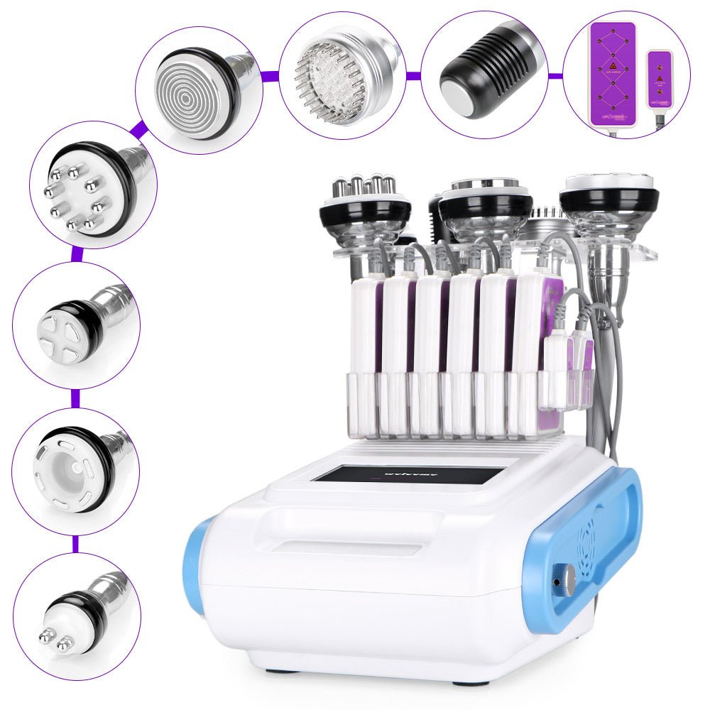 8 1 Ultrasonic Cavitation Vacuum RF Microcurrent Body Slimming Laser Machine
